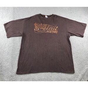 Vtg G-Unit Graphic T-Shirt Men 2XL Heavy Weight Metallic Logo Y2K Streetwear